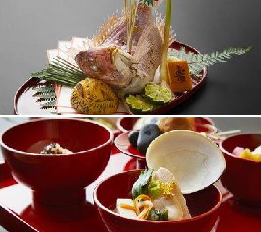 鯛姿焼付お食い初め膳