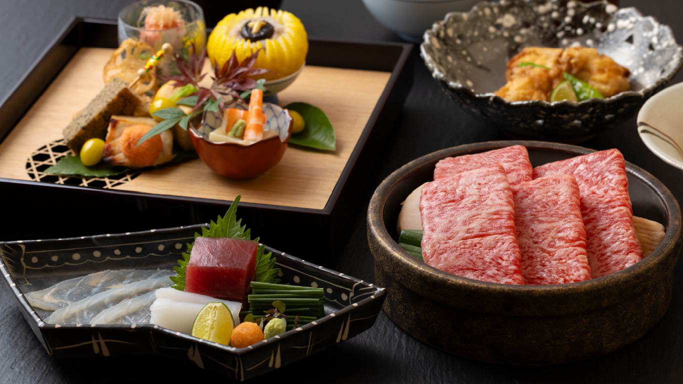 ご接待・ご会食に最適【一人ひと鍋】黒毛和牛すき焼きとふぐ会席2月末まで限定販売